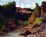 Rocky Landscape by Gustave Courbet
